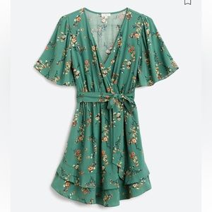 Mason & Belle - Francisca Faux Wrap Dress